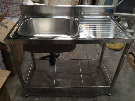Kitchen Sink Stainless With Stand [ Furniture & Fixture ] Metro Manila