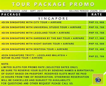 package tour manila to singapore