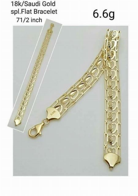 18k Saudi Gold Bracelet 6.6grams [ Jewelry ] Mandaluyong, Philippines -- tiisgandaangpeg27