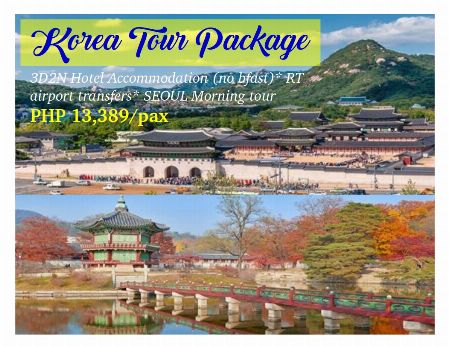 tour package to korea from philippines