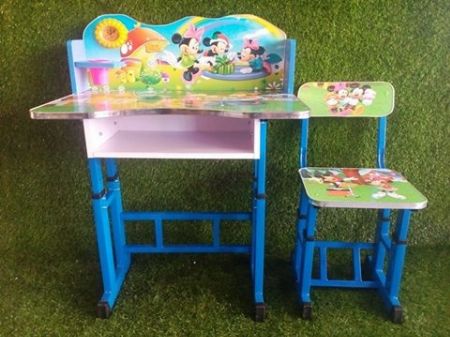 Kids Table Chair Mickey Mouse Study Table Chair Height