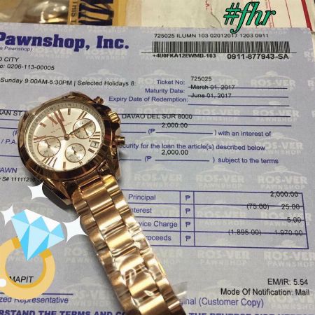 how much is a michael kors watch worth at a pawn shop