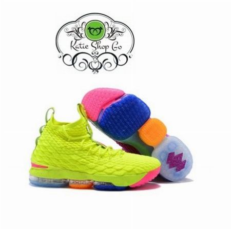 Nike Lebron 15 Confetti Volt \u0026 Purple 