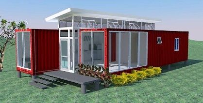 container vans customized for housing